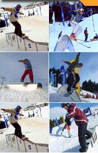 snow ski en snow park 